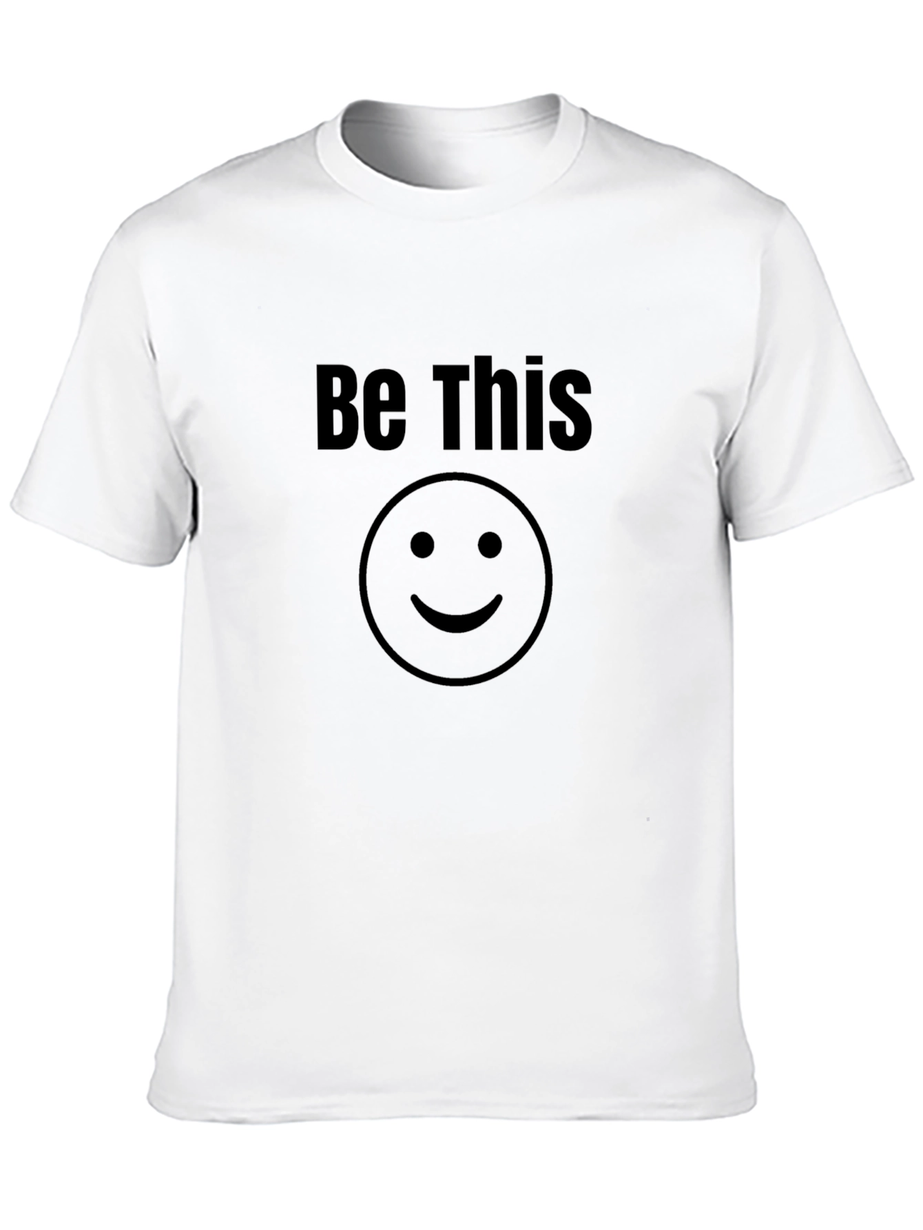 Be This Smiley Face Black T-Shirt