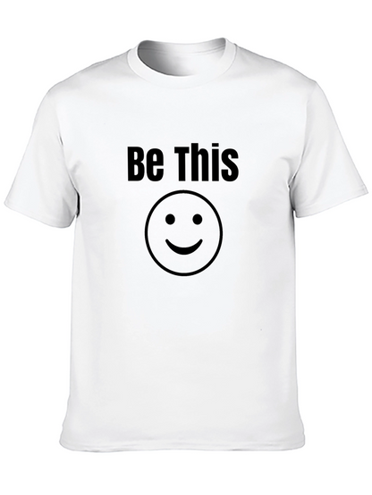 Be This Smiley Face Black T-Shirt
