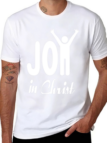 Joy in Christ Graphic Tee - Christian T-Shirt