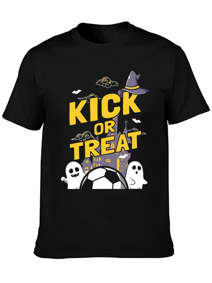 Kick or Treat Halloween Soccer T-Shirt