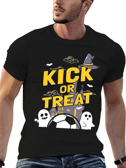 Kick or Treat Halloween Soccer T-Shirt