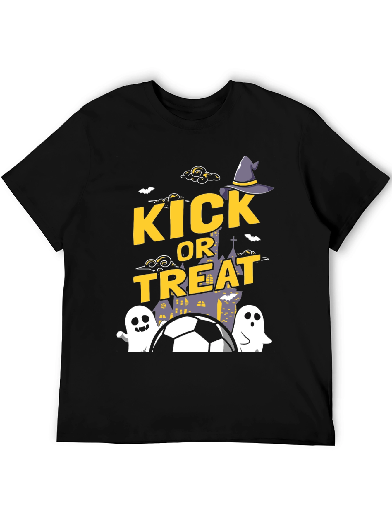 Kick or Treat Halloween Soccer T-Shirt