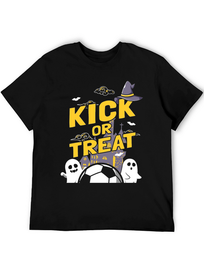 Kick or Treat Halloween Soccer T-Shirt