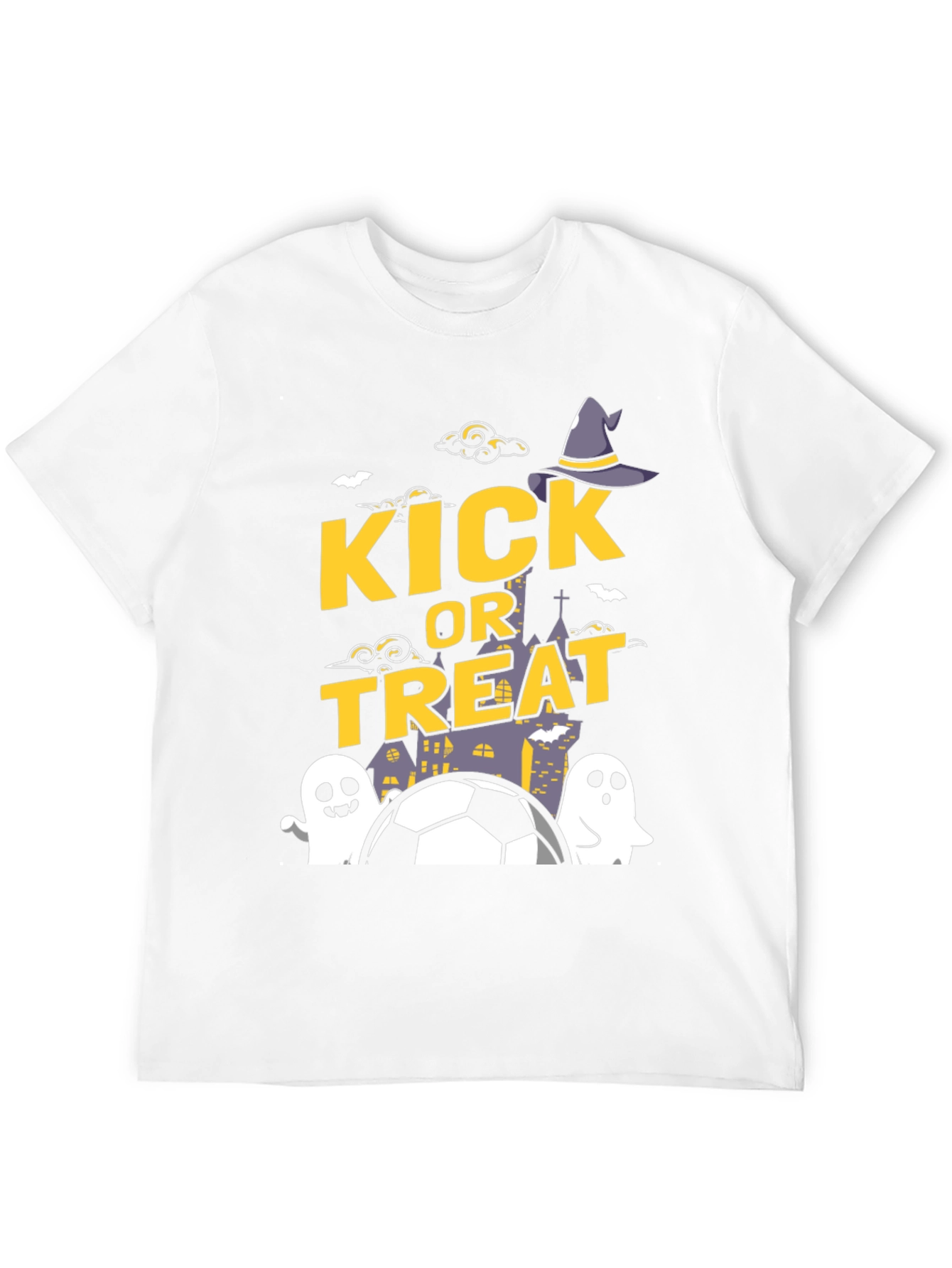 Kick or Treat Halloween Soccer T-Shirt