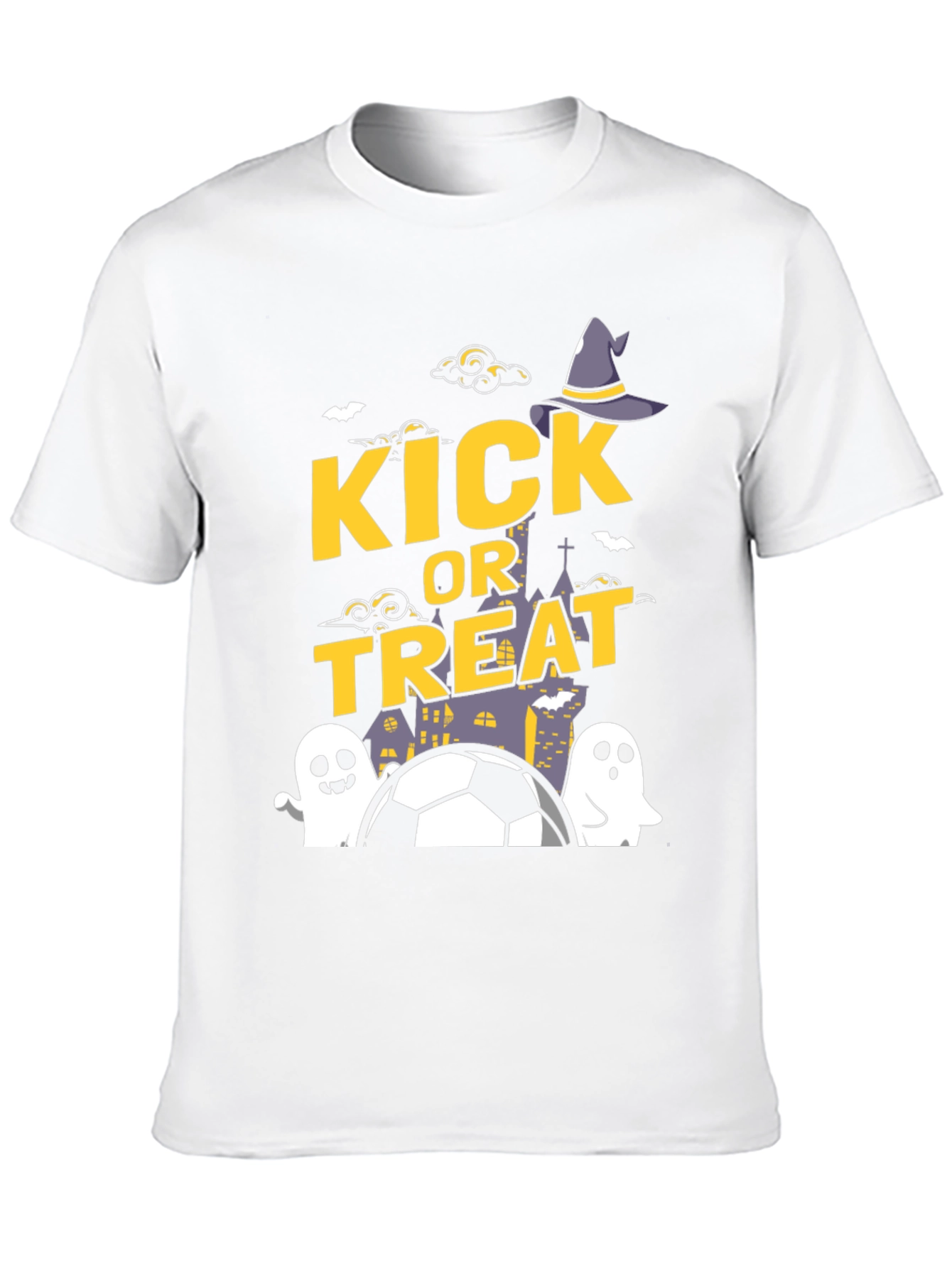 Kick or Treat Halloween Soccer T-Shirt
