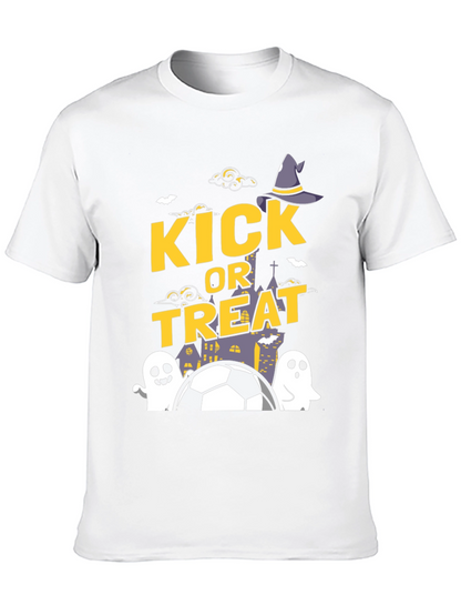 Kick or Treat Halloween Soccer T-Shirt