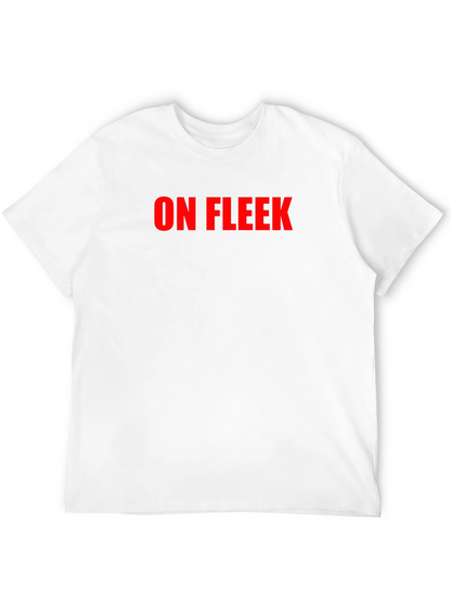 On Fleek Black Crew Neck T-Shirt