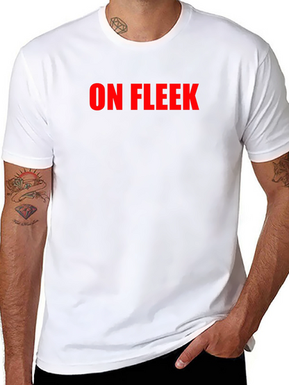 On Fleek Black Crew Neck T-Shirt