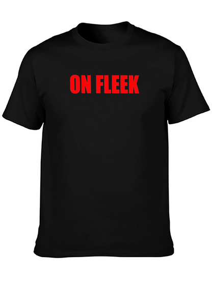 On Fleek Black Crew Neck T-Shirt