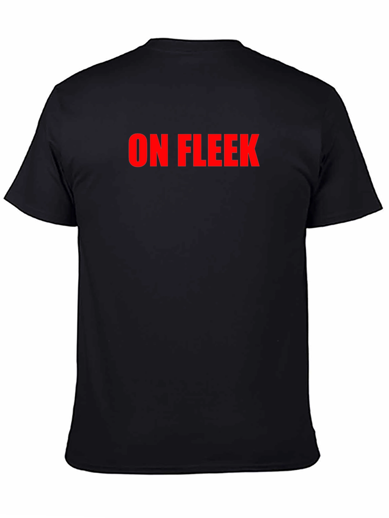 On Fleek Black Crew Neck T-Shirt