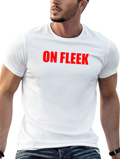 On Fleek Black Crew Neck T-Shirt