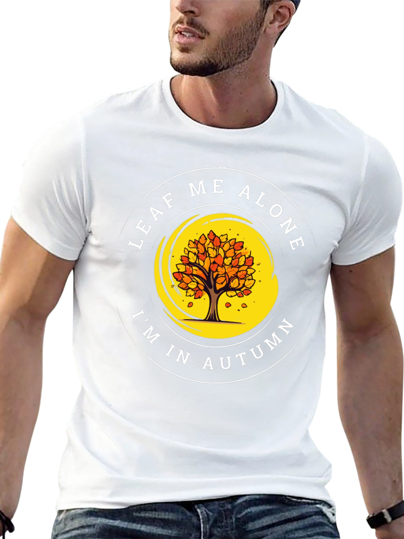 Leaf Me Alone Autumn T-Shirt