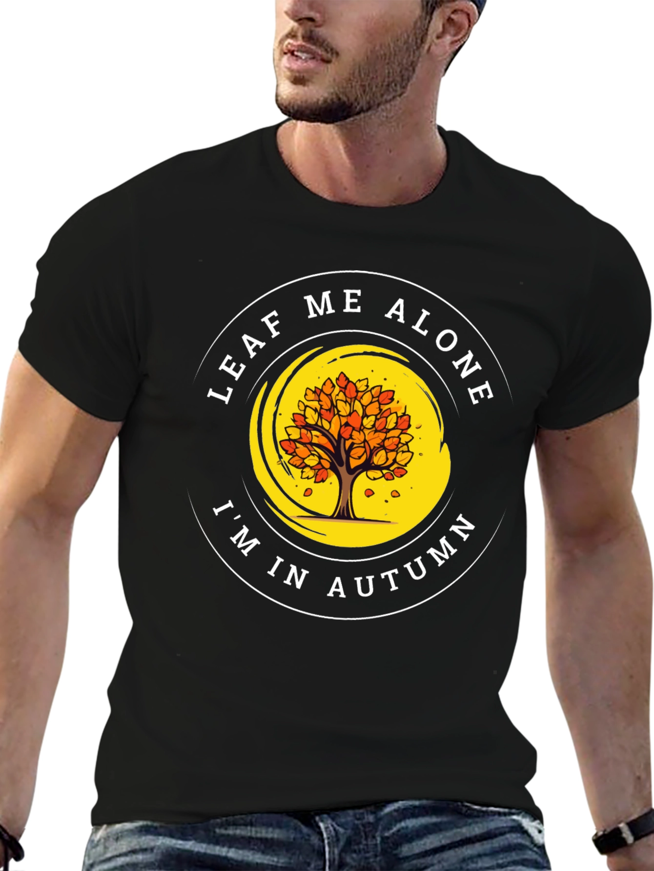Leaf Me Alone Autumn T-Shirt