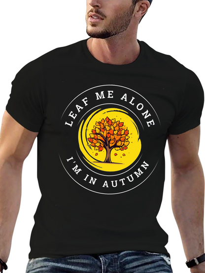 Leaf Me Alone Autumn T-Shirt