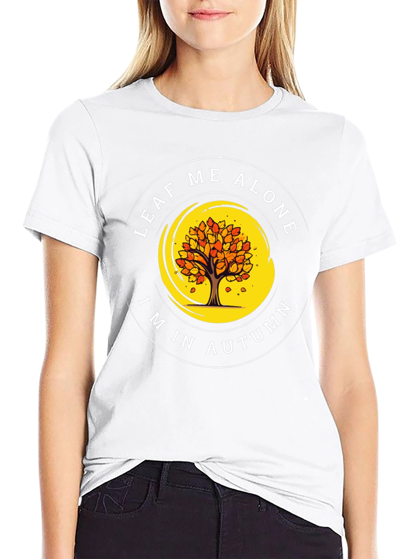 Leaf Me Alone Autumn T-Shirt