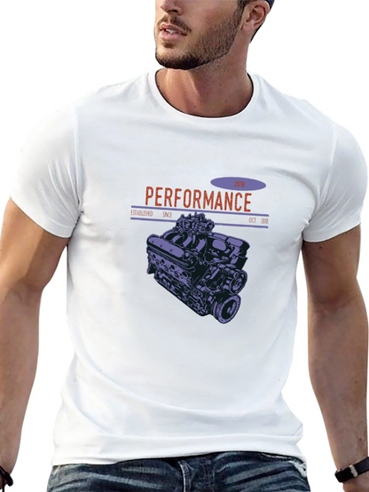 Performance Engine Graphic T-Shirt - Black