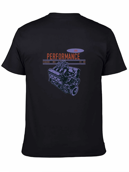 Performance Engine Graphic T-Shirt - Black