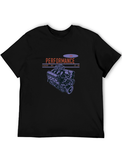 Performance Engine Graphic T-Shirt - Black