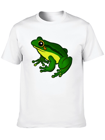 Frog Graphic Black T-Shirt - Mens Casual Tee