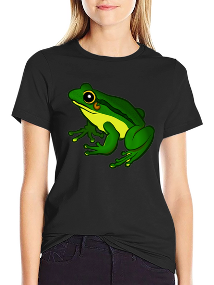 Frog Graphic Black T-Shirt - Mens Casual Tee