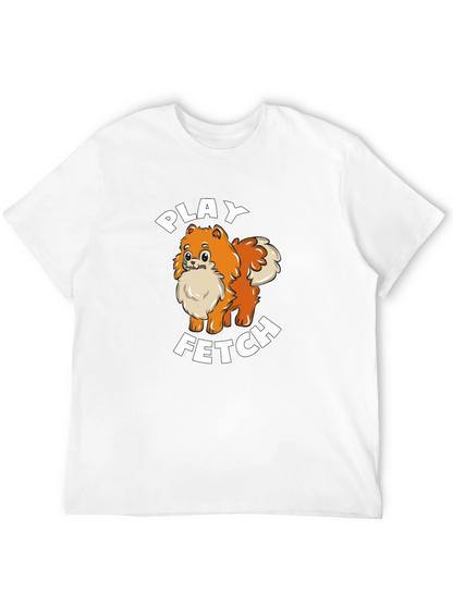 Play Fetch Pomeranian T-Shirt - Dog Lover Gift
