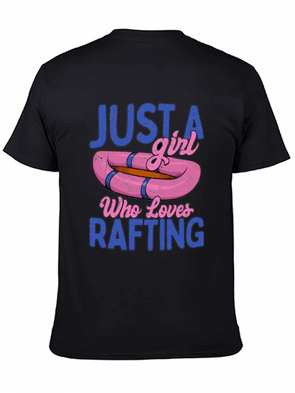 Just a Girl Who Loves Rafting T-Shirt