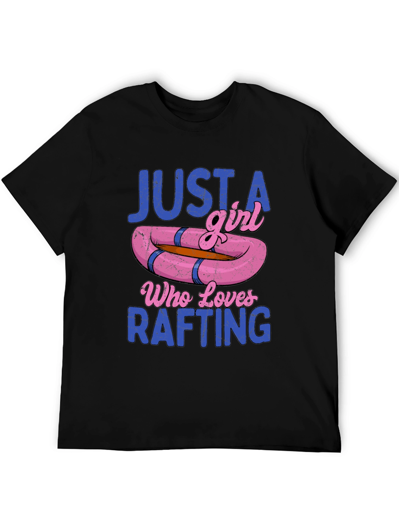 Just a Girl Who Loves Rafting T-Shirt