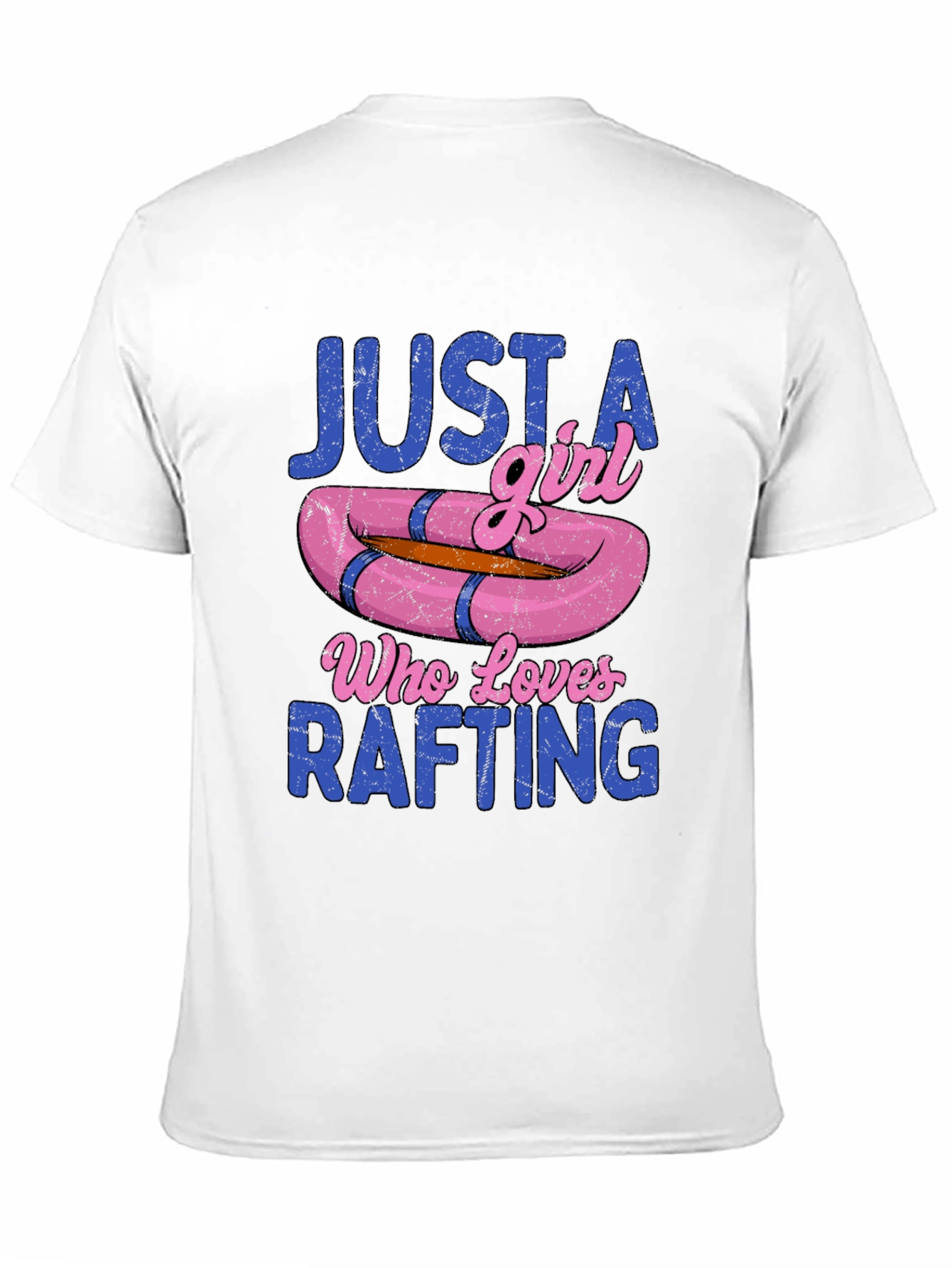 Just a Girl Who Loves Rafting T-Shirt