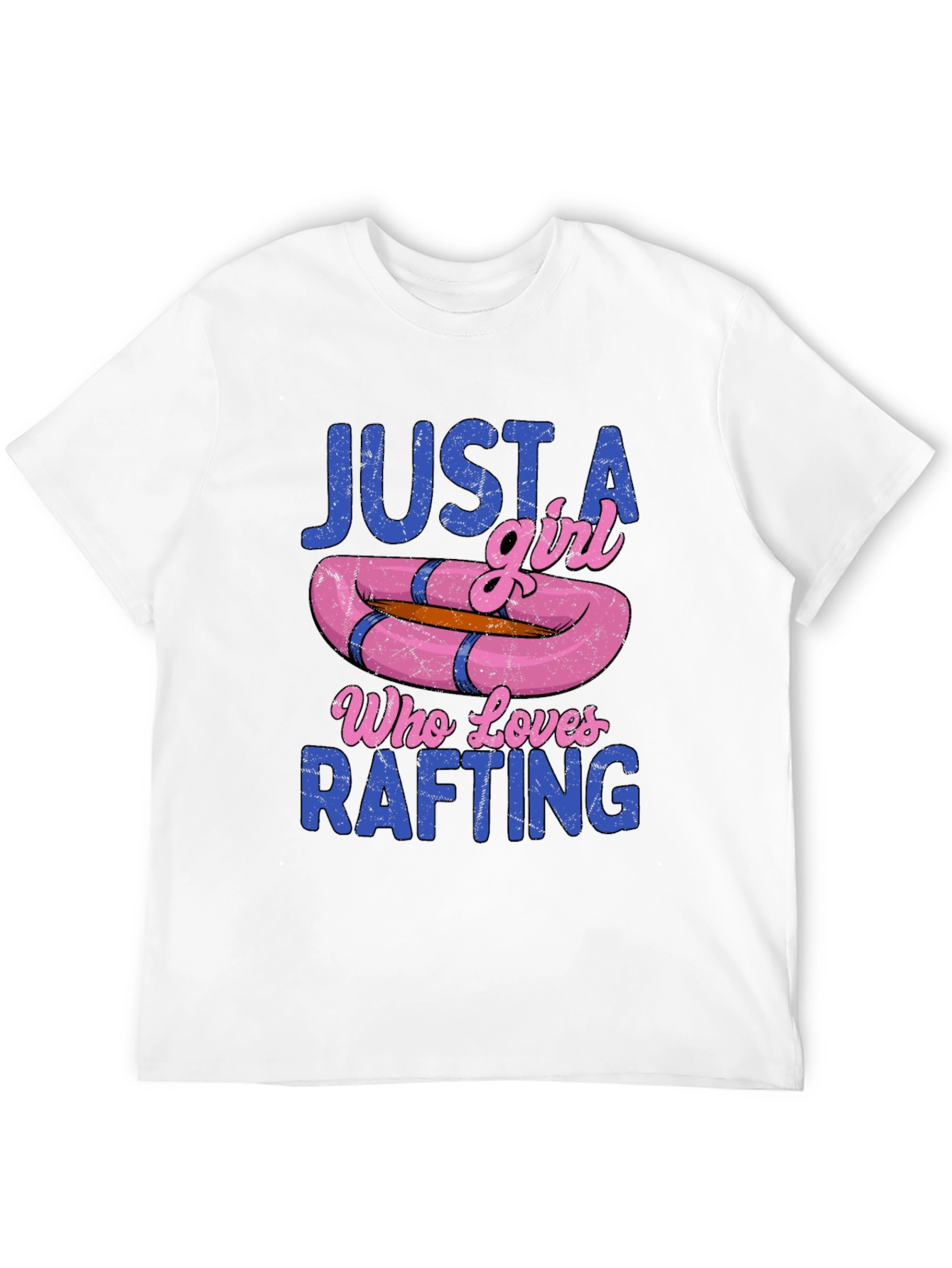 Just a Girl Who Loves Rafting T-Shirt