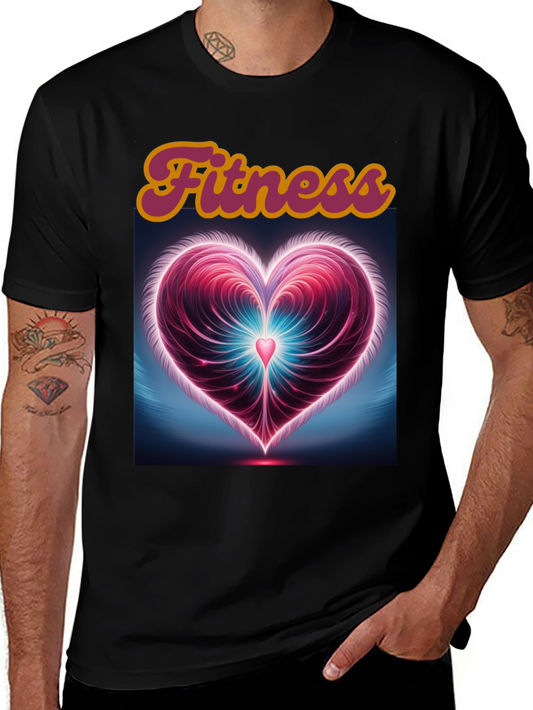 Fitness Heart Graphic Tee