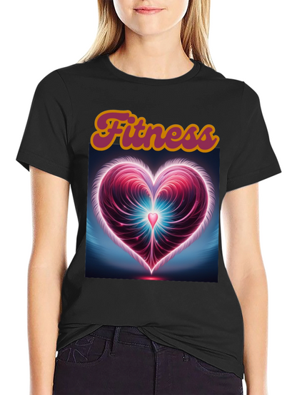 Fitness Heart Graphic Tee