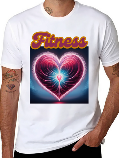 Fitness Heart Graphic Tee