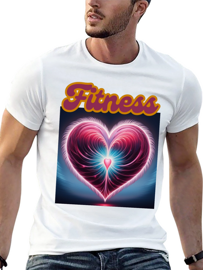 Fitness Heart Graphic Tee