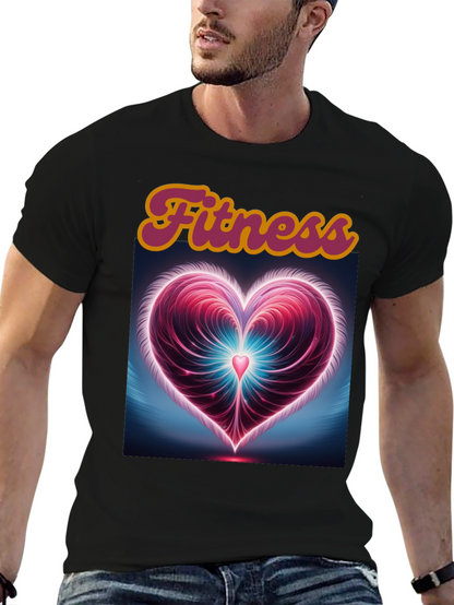 Fitness Heart Graphic Tee