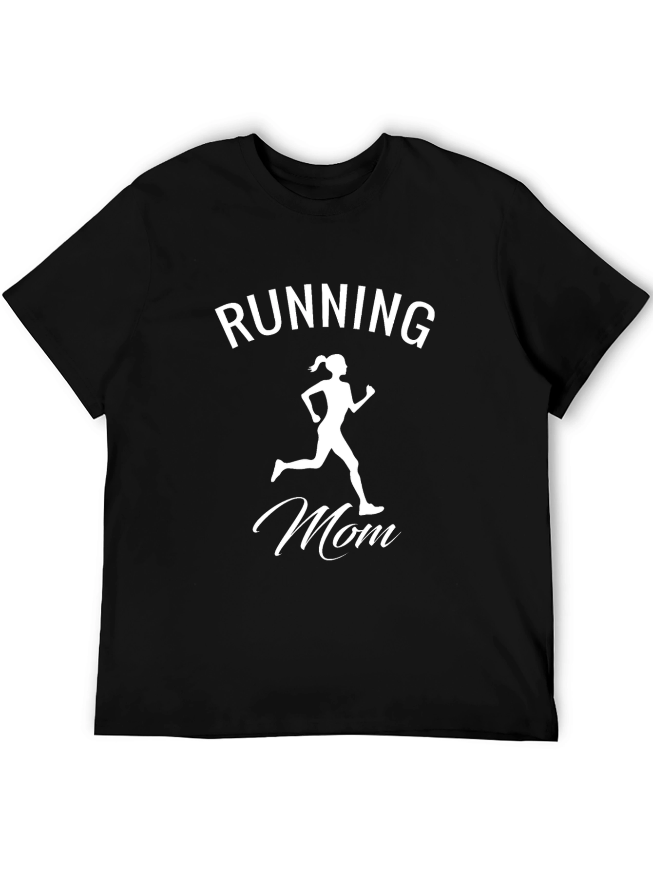 Running Mom Black T-Shirt