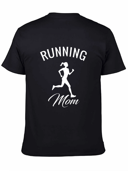 Running Mom Black T-Shirt