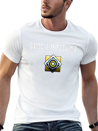 Dude Im Feeling Focused Black T-Shirt