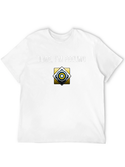 Dude Im Feeling Focused Black T-Shirt