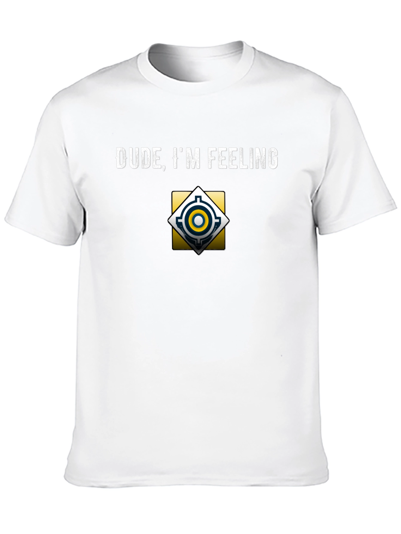 Dude Im Feeling Focused Black T-Shirt