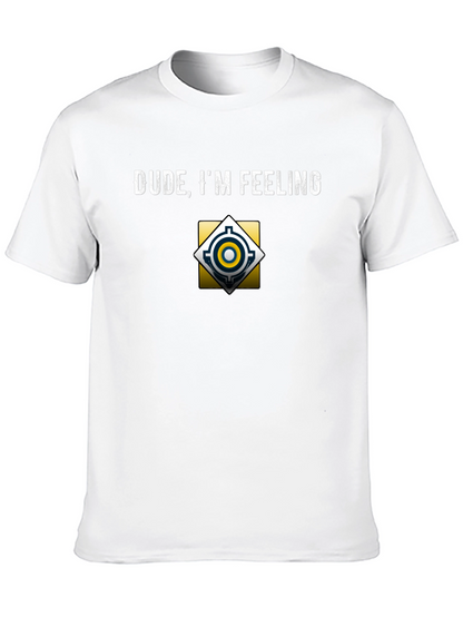 Dude Im Feeling Focused Black T-Shirt