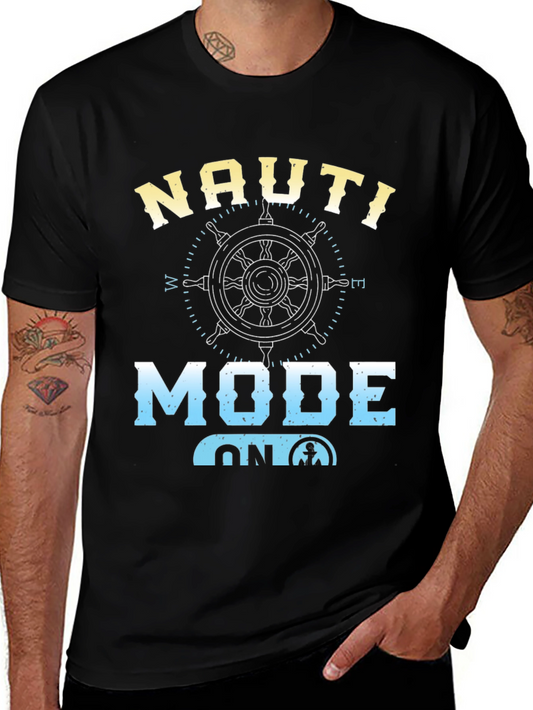 Nauti Mode On Graphic T-Shirt
