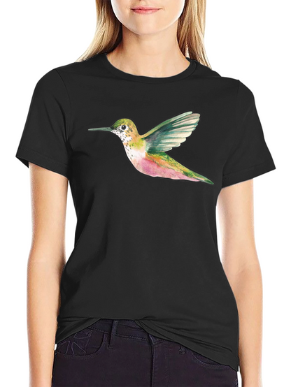 Hummingbird Graphic Tee - Nature Inspired Design