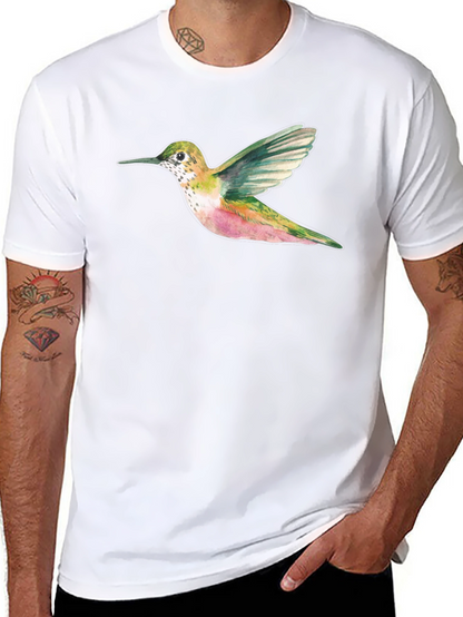 Hummingbird Graphic Tee - Nature Inspired Design