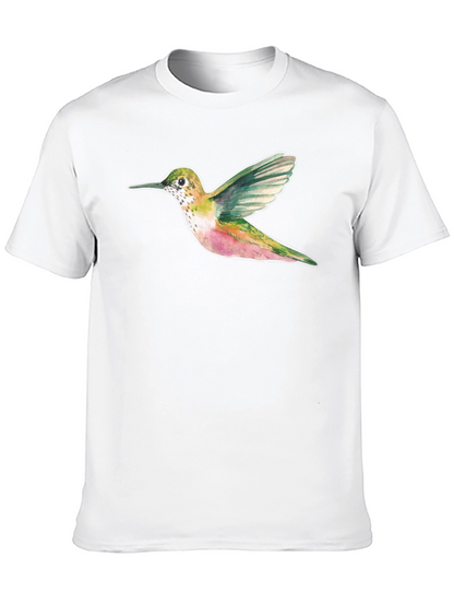 Hummingbird Graphic Tee - Nature Inspired Design