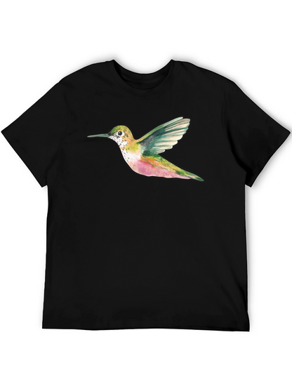 Hummingbird Graphic Tee - Nature Inspired Design