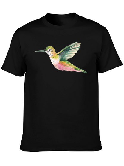 Hummingbird Graphic Tee - Nature Inspired Design