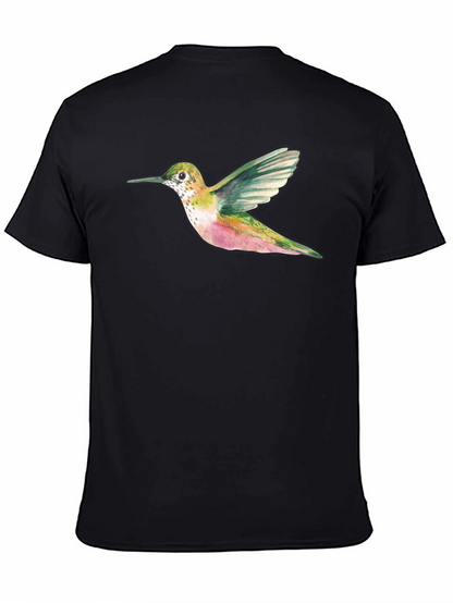 Hummingbird Graphic Tee - Nature Inspired Design