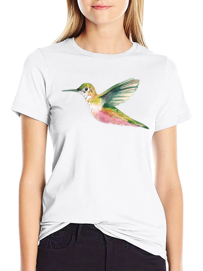 Hummingbird Graphic Tee - Nature Inspired Design