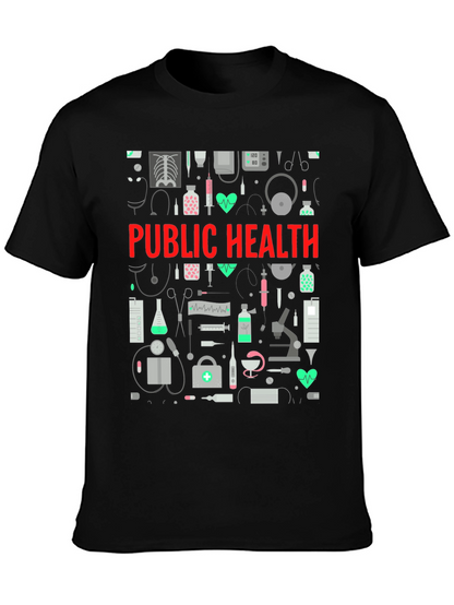 Public Health Graphic Tee - Medical Design