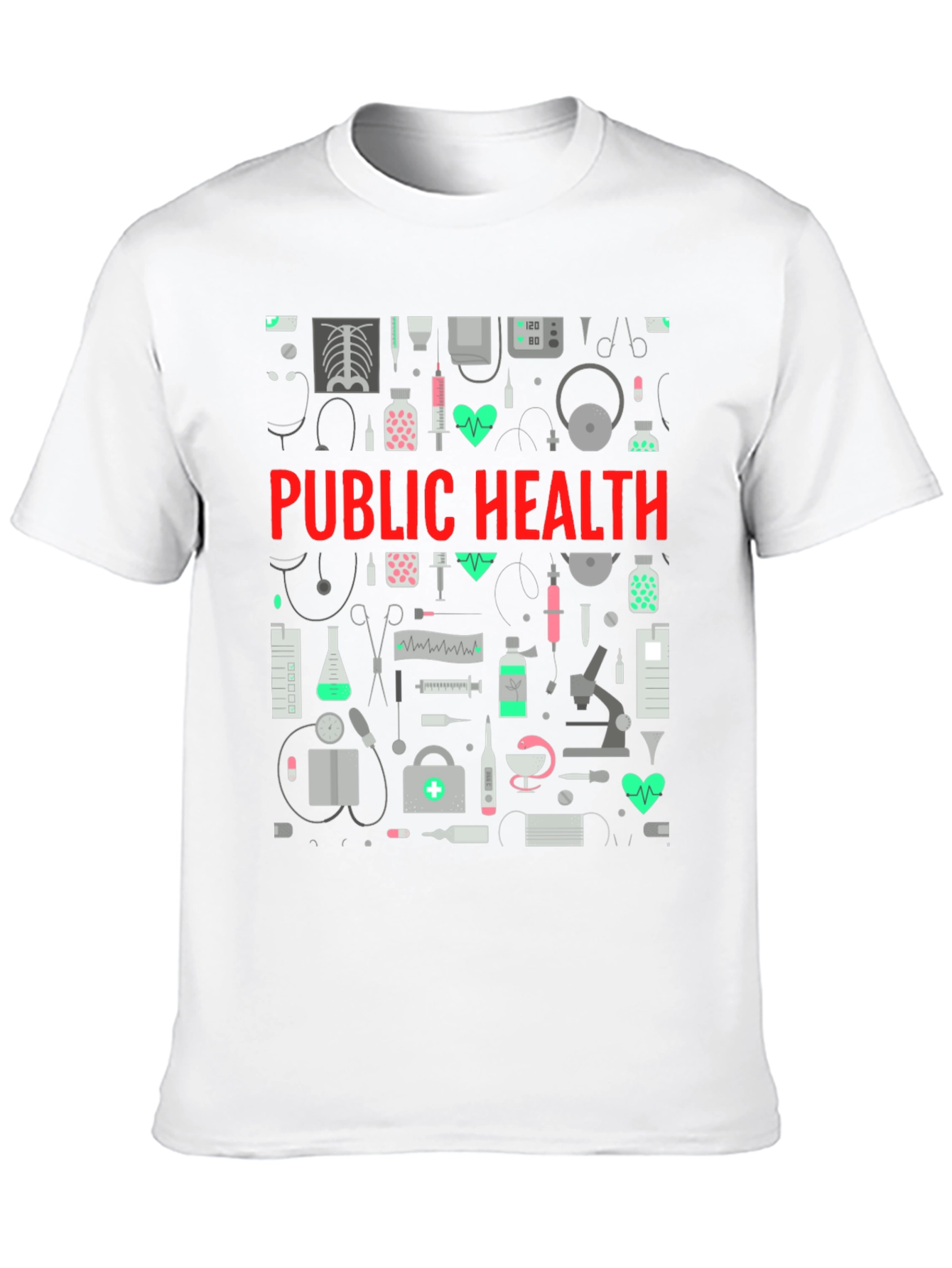 Public Health Graphic Tee - Medical Design